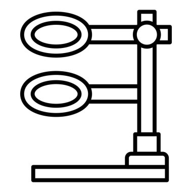 Vector Design Illustration Ring Stand Icon Style