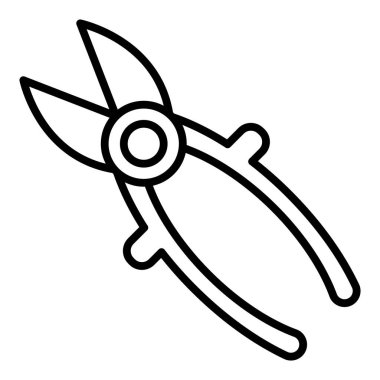 Vector Design Illustration Wire Cutter Icon Style