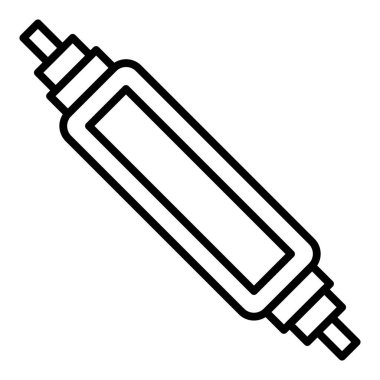 Vector Design Illustration Bidirectional Tube Icon Style