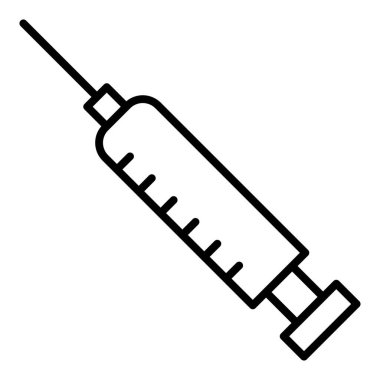 Vector Design Illustration Syringe Icon Style
