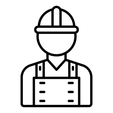 Vector Design Illustration Architect Male Icon Style