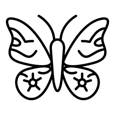 Vector Design Illustration Butterfly Icon Style