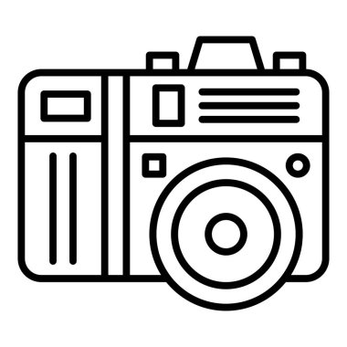 Vector Design Illustration Digital Camera Icon Style