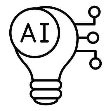 Vector Design Illustration Artificial Light Icon Style