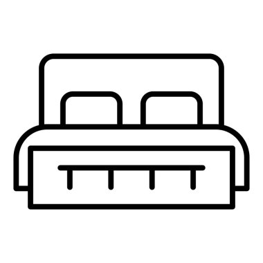 Vector Design Illustration Bed Icon Style