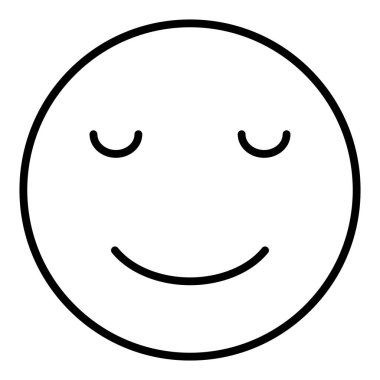 Vector Design Illustration Calm Icon Style