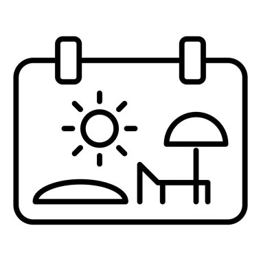 Vector Design Illustration Holiday Icon Style