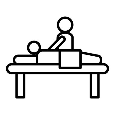 Vector Design Illustration Massage Icon Style