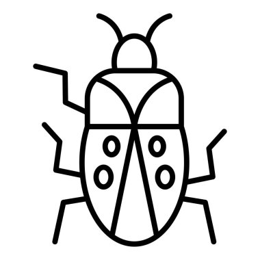 Vector Design Illustration Bug Icon Style