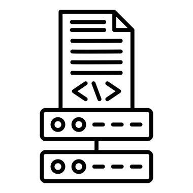 Vector Design Illustration Data Icon Style