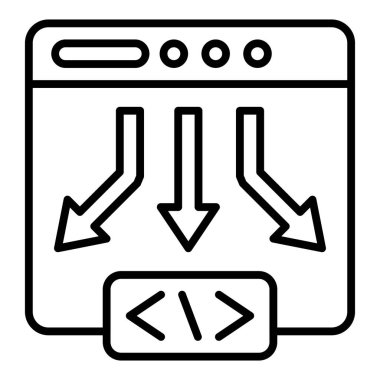 Vector Design Illustration Low Code Icon Style