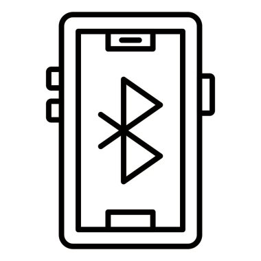 Vector Design Illustration Bluetooth Icon Style