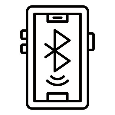 Vector Design Illustration Bluetooth Connect Icon Style