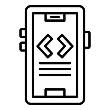 Vector Design Illustration Developer Mode Icon Style