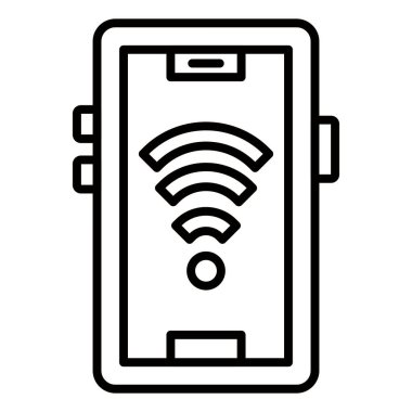 Vector Design Illustration Network Wifi Icon Style