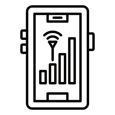Vector Design Illustration Signal Cellular Connecting Icon Style