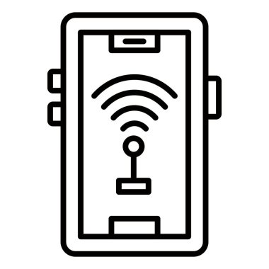 Vector Design Illustration Wifi Tethering Icon Style