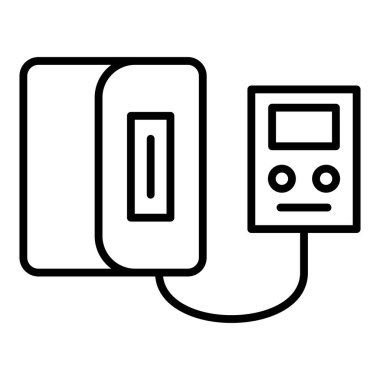 Vector Design Illustration Blood Pressure Icon Style