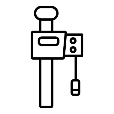 Vector Design Illustration Colonoscopy Icon Style