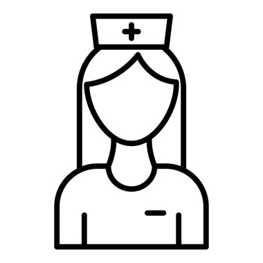 Vector Design Illustration Nurse Icon Style