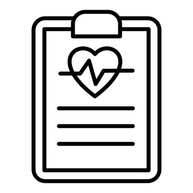 Vector Design Illustration Health Check Icon Style
