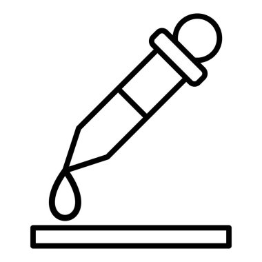 Vector Design Illustration Blood Test Icon Style