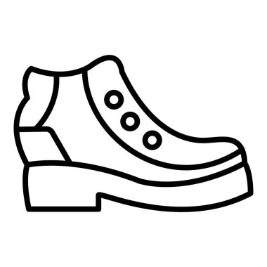 Vector Design Illustration Boots Icon Style