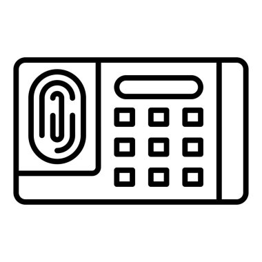 Vector Design Illustration Security System Icon Style