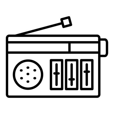 Vector Design Illustration Analogue Media Icon Style