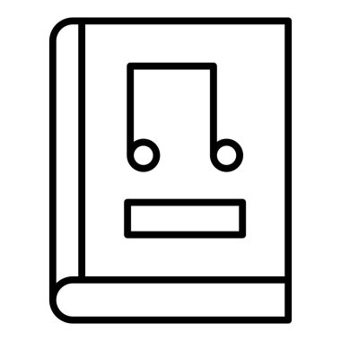 Vector Design Illustration Audio Book Icon Style