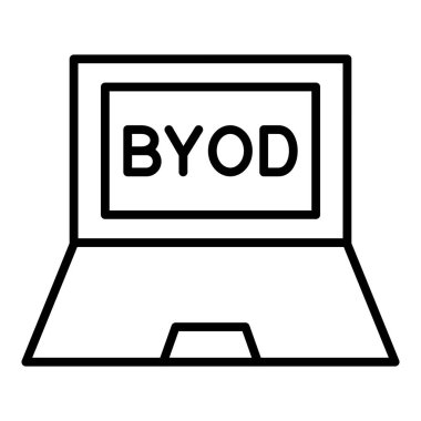 Vector Design Illustration Byod Tour Icon Style
