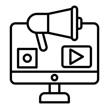 Vector Design Illustration Digital Media Icon Style