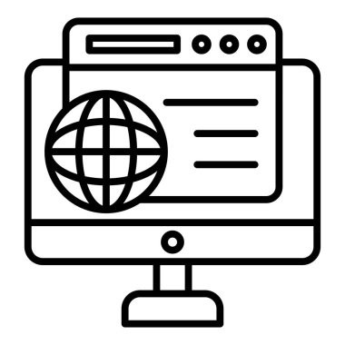 Vector Design Illustration Dynamic Content Icon Style