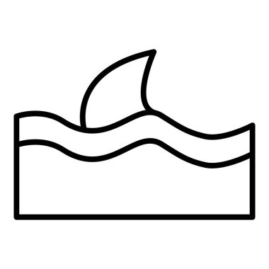 Vector Design Illustration Fin Icon Style