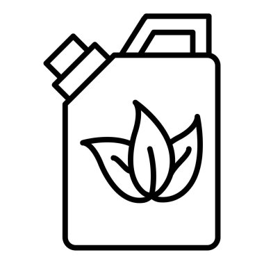 Vector Design Illustration Eco Fuel Icon Style