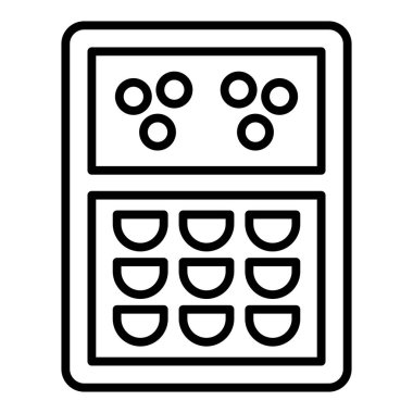 Vector Design Illustration Litterless Food Icon Style