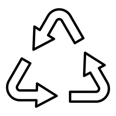Vector Design Illustration Recycling Icon Style