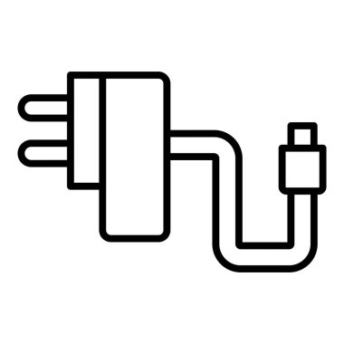 Vector Design Illustration Charger Icon Style