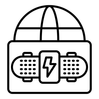 Vector Design Illustration Electric Skateboard City Tours Icon Style