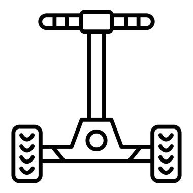 Vector Design Illustration Hoverboard Icon Style