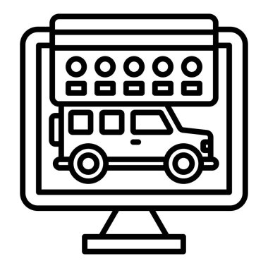 Vector Design Illustration Online Payments Icon Style