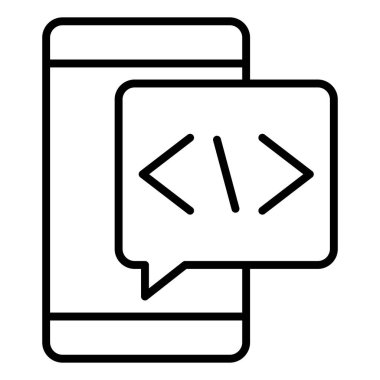 Vector Design Illustration Coding Language Icon Style
