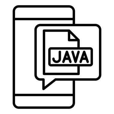 Vector Design Illustration Java Icon Style