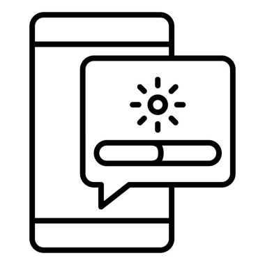 Vector Design Illustration Loading Icon Style