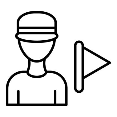 Vector Design Illustration Guided Tour Icon Style