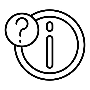 Vector Design Illustration Information Icon Style