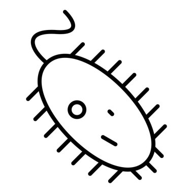 Vector Design Illustration Microbe Icon Style