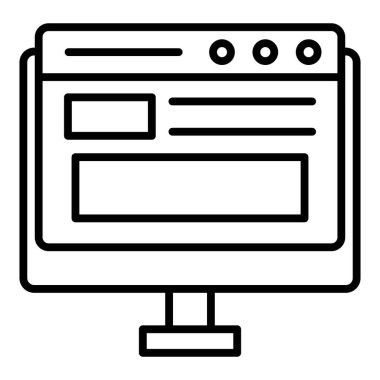 Vector Design Illustration Blogging Icon Style