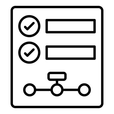 Vector Design Illustration Business Plan Icon Style