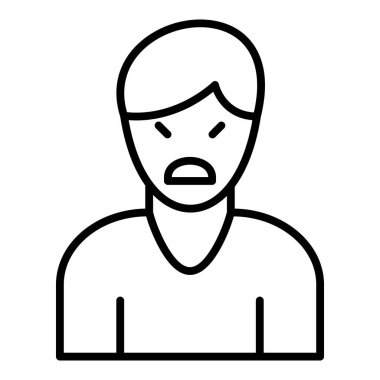 Vector Design Illustration Passive Aggressive Personality Disorder Icon Style
